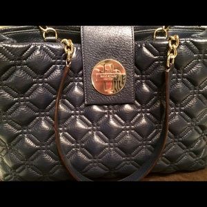 Kate Spade navy quilted leather purse