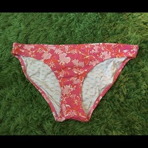 Lilly Pulitzer pink print bathing suit bottoms