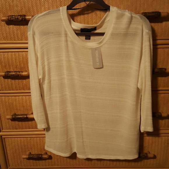 Cream  sweater top