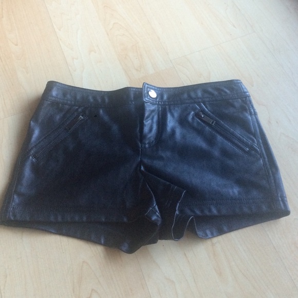 Pleather Shorts