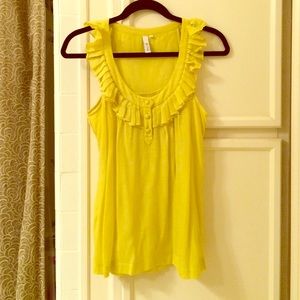 SALE!!Anthropologie yellow top!