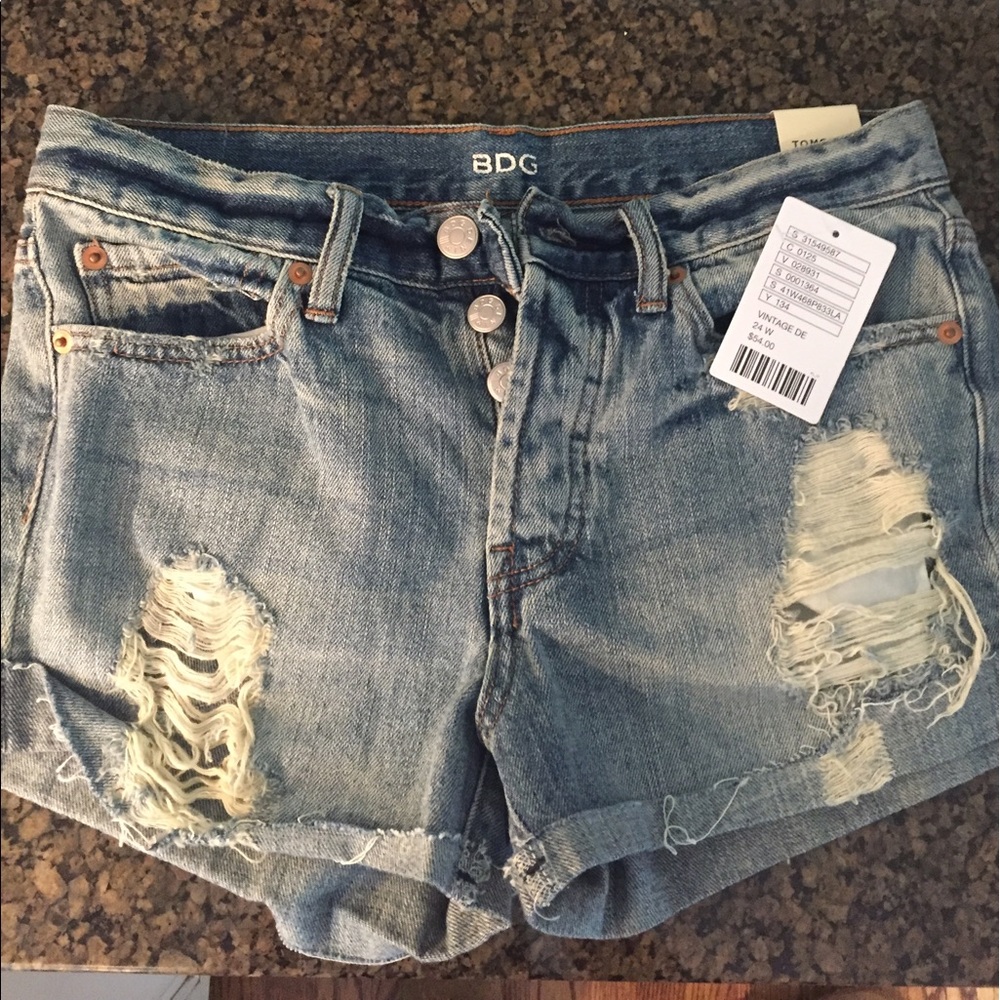NWT High waisted jean shorts Urban Outfitters BDG