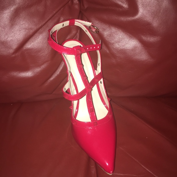 Sexy Red Spiked Heel - Picture 1 of 1