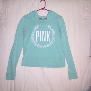 Victoria's Secret PINK long sleeve shirt w/ hood