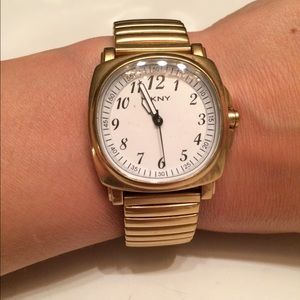 DKNY gold watch