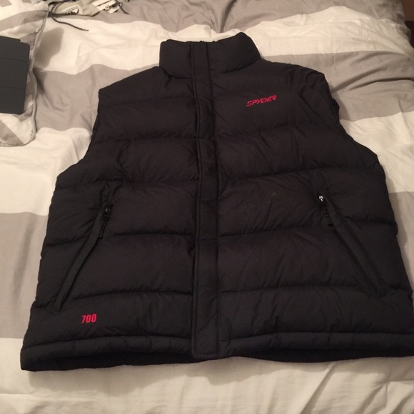 Black down spyder vest