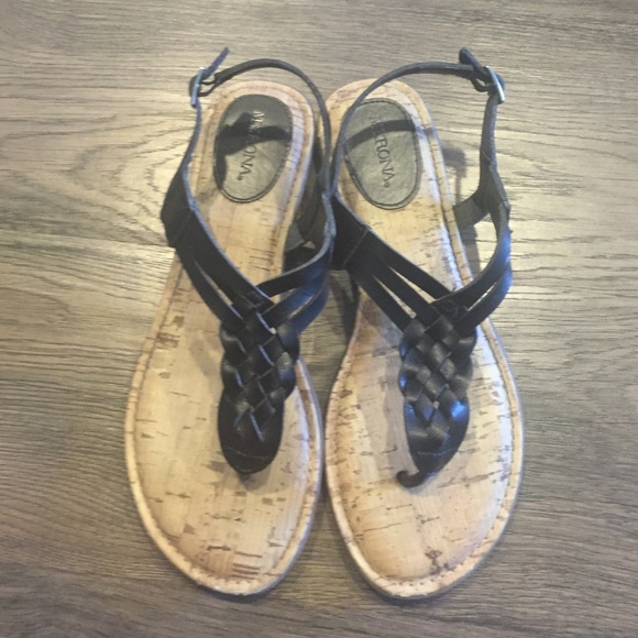 Black Merona Sandals