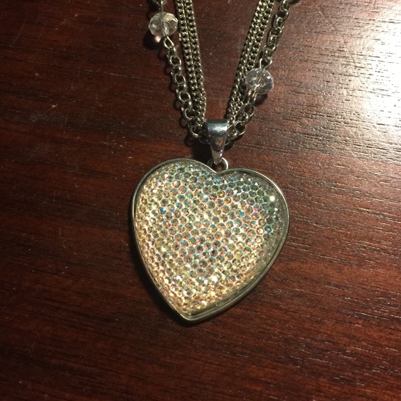 💕SOLD💕 Translucent Heart Necklace