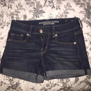Ae midi jean shorts