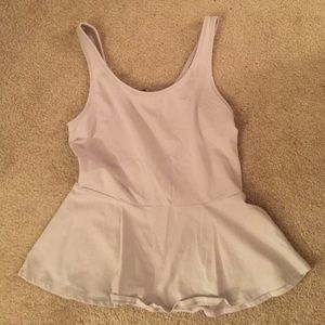 Neutral express peplum tank