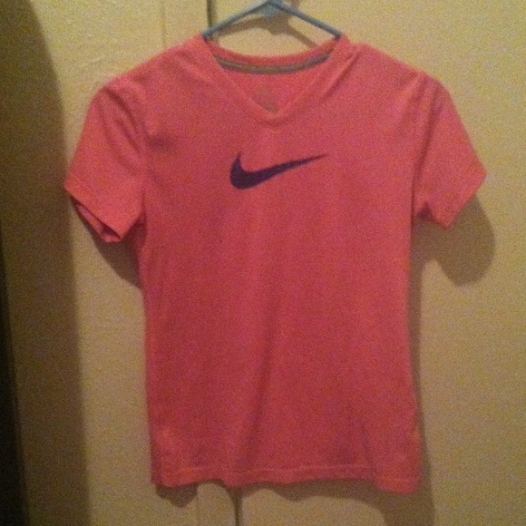 Pink and purple Nike shirt