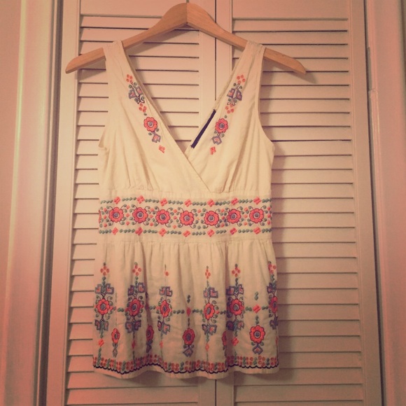 French Connection Deep V Summer Tank