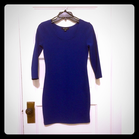 Forever 21 Blue Bodycon Mini Dress