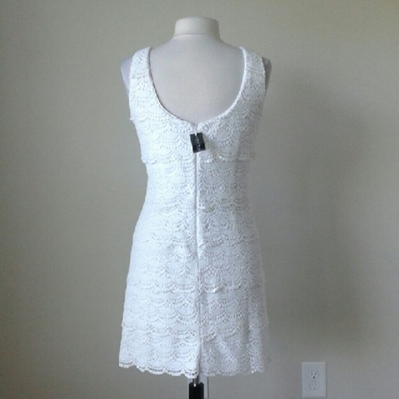 Sleeveless tiered crochet lace shift dress SOLD!!! - Picture 2 of 4