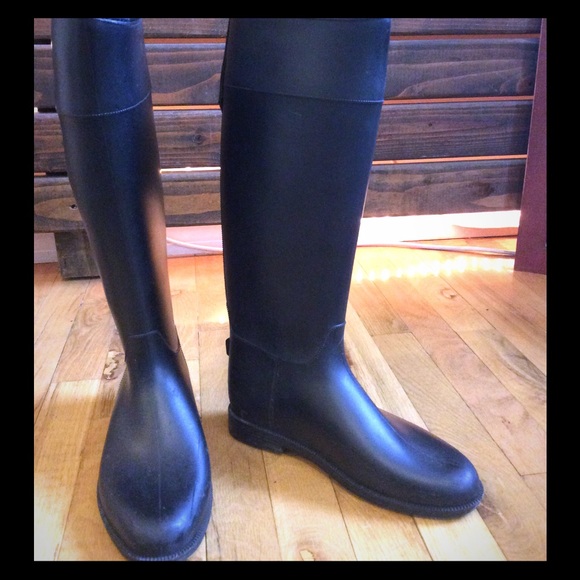 Black Rain Boots By Mudo