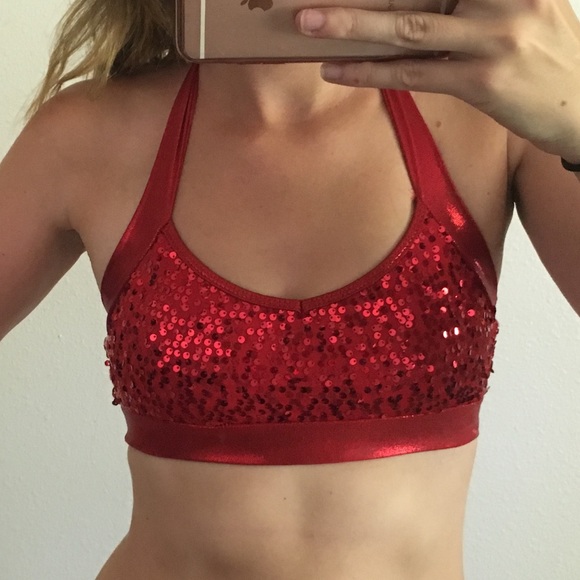 SOLD Red Sequin Halter