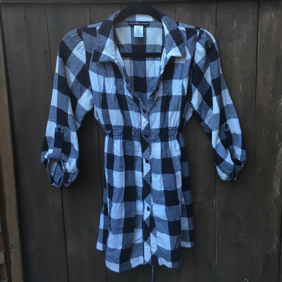 Plaid Flannel Dress/Long Shirt