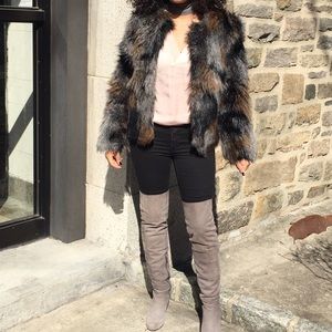 Faux Fur Jacket