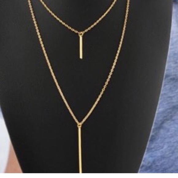 ✨2in1 Bar Necklace✨ - Picture 2 of 2
