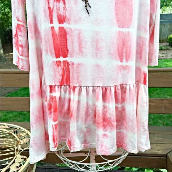 Stunning blush hi lo ruffle top! PARTY SPECIAL!!💃 - Picture 4 of 4