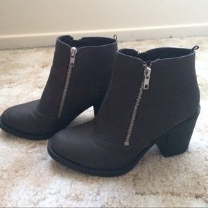 H&M Dark Brown Ankle Booties