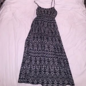 Forever 21 Black & White Tribal Maxi Dress