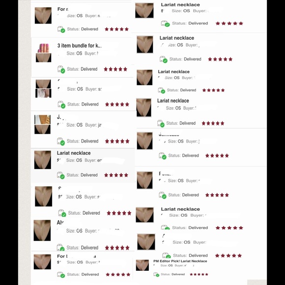 Lariat necklace 2 hr sale - Picture 3 of 3