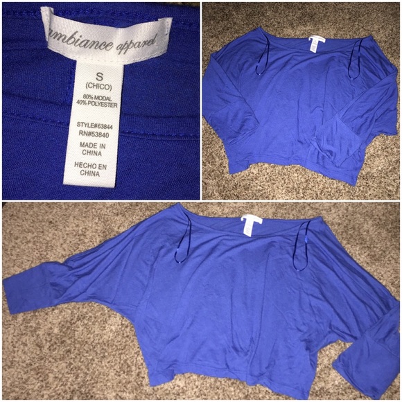🔷Royal blue crop top🔷
