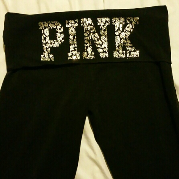 Pink Victoria's Secret yoga pants