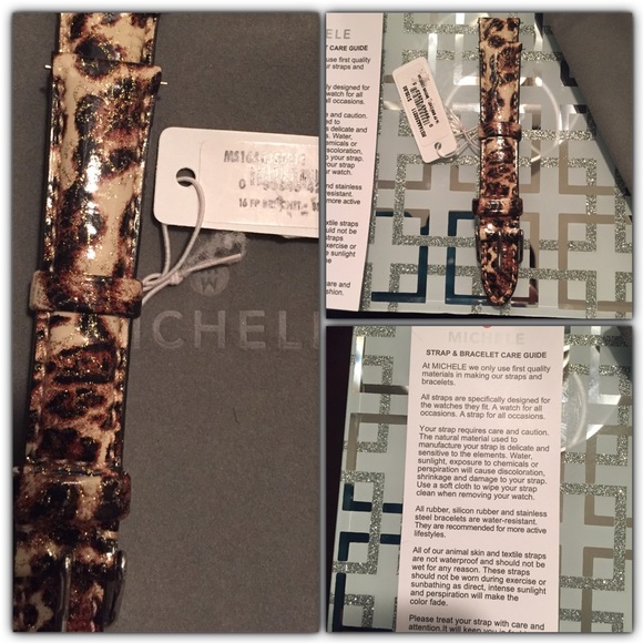 Michele 16" watch strap