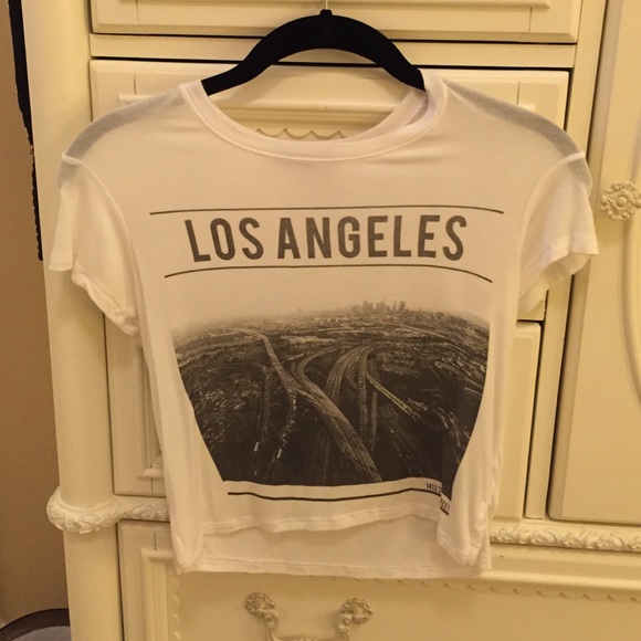 Brandy Melville Los Angeles crop top