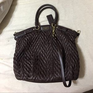 Brown coach bag