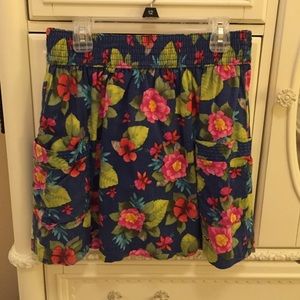 Hollister floral print skirt