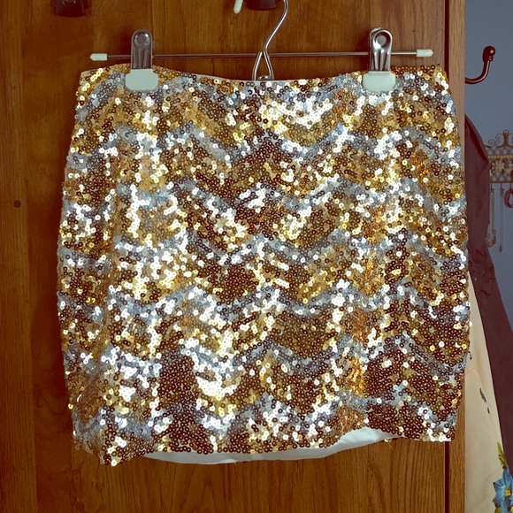 NWOT Sequined skirt - Picture 2 of 4