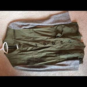 Green and gray jacket