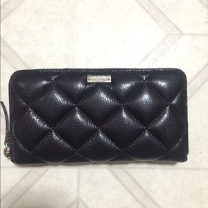Kate Spade Quilted Zip Around Wallet
