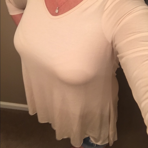 Ivory  V-Neckline Tunic - Picture 4 of 4