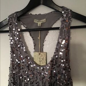 Alythea Racer Back Sequin Top