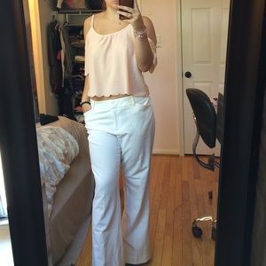 TOPSHOP off the shoulder crop top