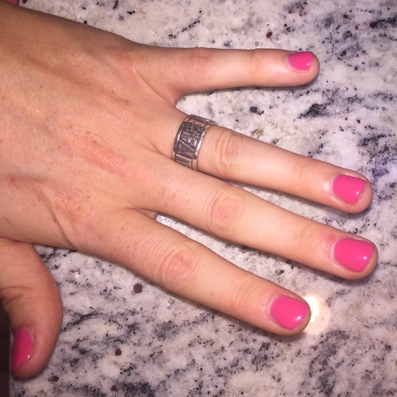 James Avery Faith Hope Love Ring--used