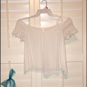 SOLD! Lace Boho Shirt