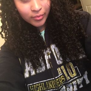 Brazilian deep curly u part wig (100% human hair)