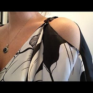White House Black Market Cowl Neck Blouse