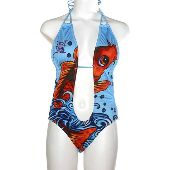 Ed Hardy Swim Ed Hardy One Piece Swimsuit Poshmark