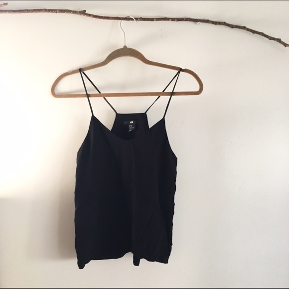 H&M Tops - Black Going Out Tank Top
