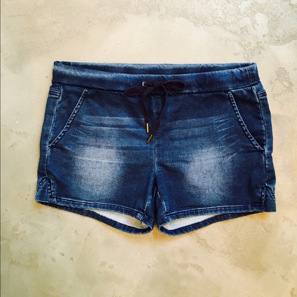 Seven7 Denim Jogger Shorts