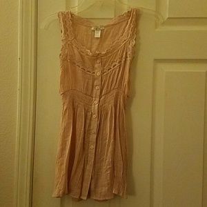 🚫SOLD Pink button up summer blouse