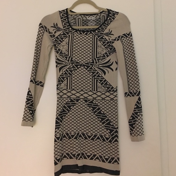 Free People patterned bodycon dress