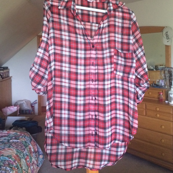 red plaid shirt - Picture 1 of 3
