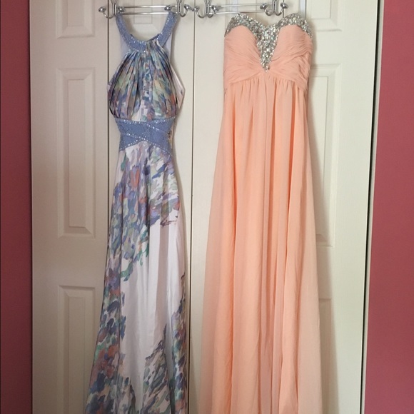 Purple multicolor gown - Picture 1 of 4